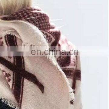 new design tartan soft acrylic scarf online wholesale