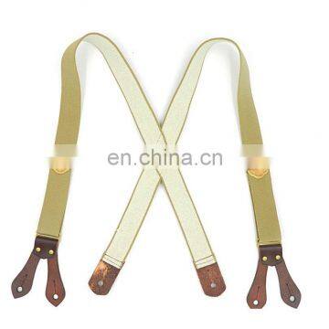 Wholesale The first layer leather straps suspenders