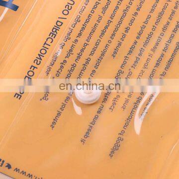 Custom Wholesale Clear Pvc Bag With Button High Quality Plastic Packaging Bag for Pen ,ruler photo-2