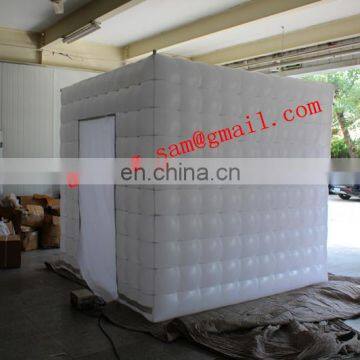 Cuatomized Inflatable Cube Tent , Inflatable Photo Booth With LED Light photo-2
