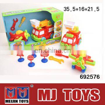 2015 new products intelligent diy model car toy and mini plane