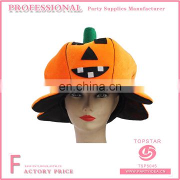 Halloween party adult pumpkin hat for cosplay costume decoration to sale