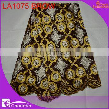 African Lace Fabrics Wedding Dresses LA1071 Sky photo-6