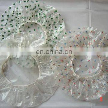 disposable plastic adult shower cap