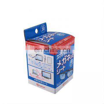 japanese quality standard mobile phone screen wet tissue