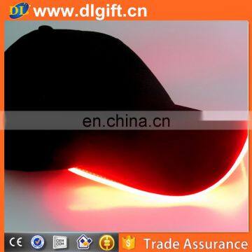 Hot Sale Custom Design Patent Fiber Optic LED Light Flashing Caps Outdoor Sports Baseball Cap photo-6