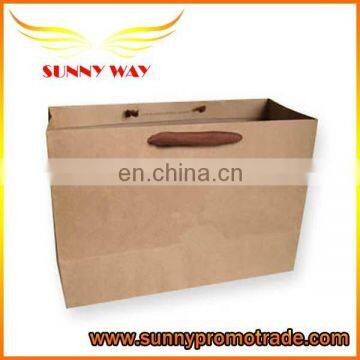 Haute Coutur Brown Paper Shopping Bag