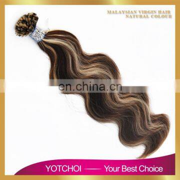 Factory Price Aliepress Hair Russian Remy Hair Extension Russian Body Wave Pre Tip Hair photo-3