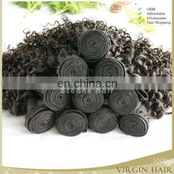 Virgin Brazilian Curly Hair Tight Curly Hair Hair Extension Kinky Curly photo-4