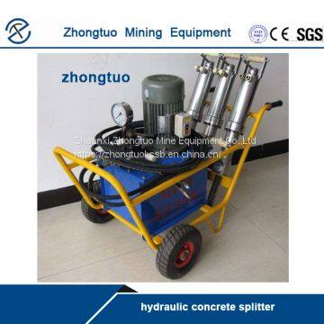 Ztp80/45 Hydraulic Rock Splitter Breaking Rock and Concrete