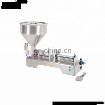 Hot Horizontal Pneumatic Double Heads Cream Paste Filling Machine