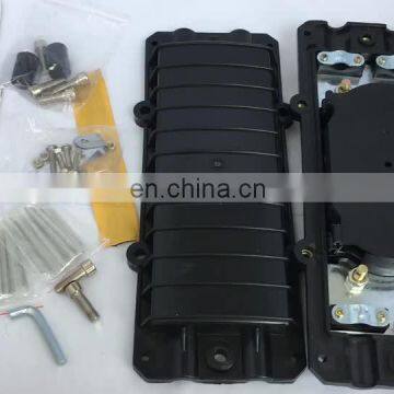 Horizontal Fiber Optical Splice Closure Box 12 24 48 Core Dome Fiber Optic Joint Closure Box