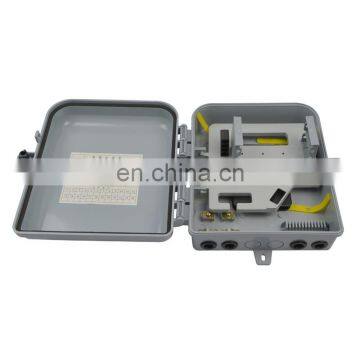 Wall Pole Mounting Outdoor FTTH Mini Fiber Optic Terminal Distribution Box With Fiber Pigtail Adapter photo-5