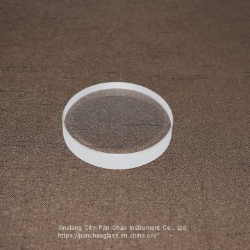 High quality transparent quartz glass disc polished disc for uv filtering