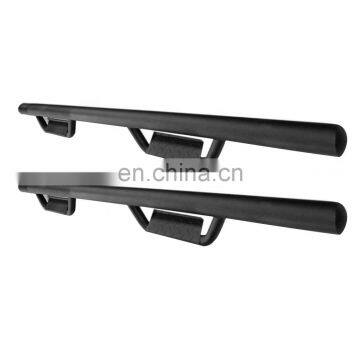 3" Side Step Running Board Nerf Bar BLK HOOP Fit for 07-19 Toyota Tundra Double Cab