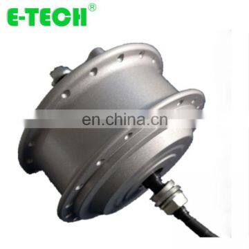 Brushless geared roller brake front DC drive motor 250W 350W electric wheel hub spoke motor