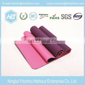 Nontoxic 4~10 mm Purple Tpe Exercise Fitness Non-slip Mat photo-2