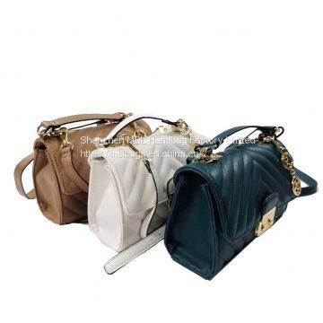 Hot Selling Chevron Quilting Small Crossbody PU Leather Women Handbag Ladies Sling Shoulder Bag Top Handle photo-4