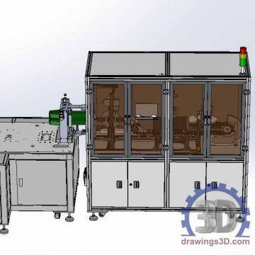 Medical Face Mask Making Machine Drawing photo-2