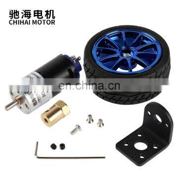 Chihai Motor 65mm Wheel Coupling Kit GM25-370k Low Noise DC6V 12V 24V Wall Climbing Car Motor WPL B-14 for DIY Smart Robot photo-3