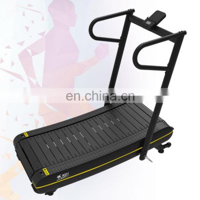 high quality home exercise equipment no motor mini folding treadmill curved treadmill design  for home use