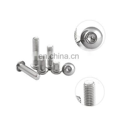 Fastener wholesale ISO7380 INOX Socket Button Head Cap Screws and  bolt