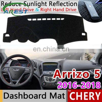 for Chery Arrizo 5 2016 2017 2018 Anti-Slip Mat Dashboard Cover Pad Sunshade Dashmat Protect Carpet Anti-UV Accessories Arrizo5