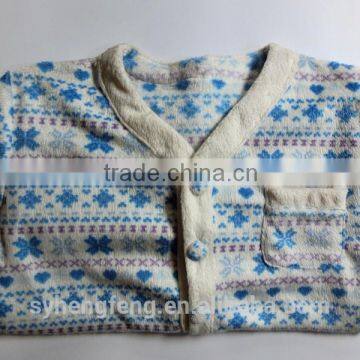 Wholesale children printing pajamas warm clothes