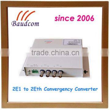 High quality 2E1 over 2 Ethernet converter