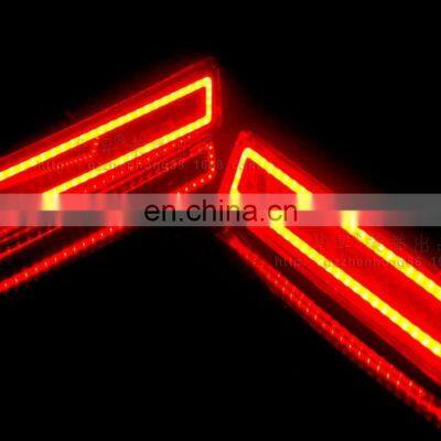 LED rear bumper driving brake light rear bumper reflector light assembly tail light for mitsubishi lancer ex