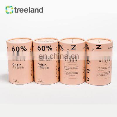 Fancy Chocolate Candy Packaging Custom Printed Round Paper Tube Luxury Cylinder Cardboard Tube photo-5