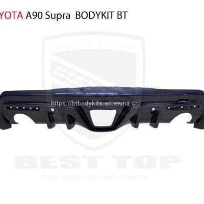 For Toyota A90 Supra rear diffuser carbon fiber facelift