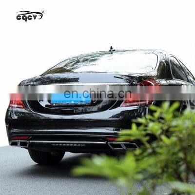 High Quality Plastic Material S65 Style Body Kit for New Mercedes Benz s Class W222 Front Bumper Rear Bumper and Side Skirts