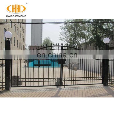 Wholesale customized wrought iron fancy gate design for india and sri lanka