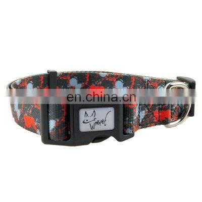 fancy dog collar accept custom pattern and logo pet collar factory price gps dog collar