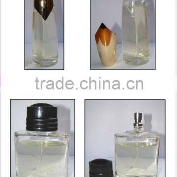 2015 new design glass perfume bottle manufacturer with sparyer