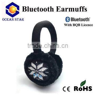 Warm Soft Bluetooth Earmuff Over Head Earphone