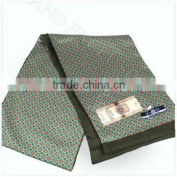 Green Silk and Tie Scarf, Scarves Wholesale, Scarves, Shawls