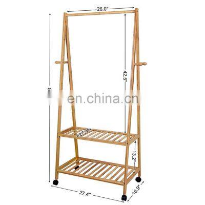 Factory Price Folding Three Tier Home Decor Shelves Decorative Bamboo Wall Shelf Wood For Sale photo-5