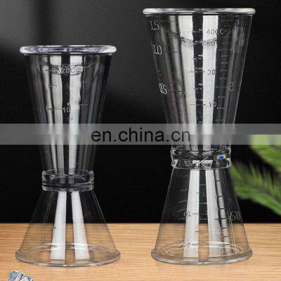Хорошо продающиеся прозрачные смоляные инструменты. Тонкий стакан для измерения напитков, виномер из ПК для бара photo-2