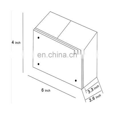 Desk Acrylic Pen Holder With Photo Frame Magnetic Pen Holder photo-2
