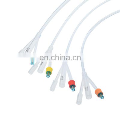 Wholesale 3 way silicone foley catheter silicone