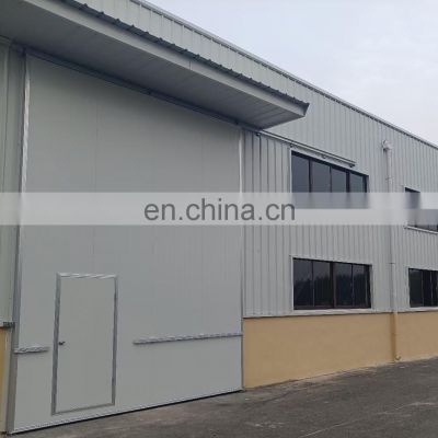 China fast erection pre-engineering Algeria steel fabrication prefabricated overhead crane workshop with layout