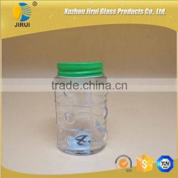 100ml clear spices jar with cap