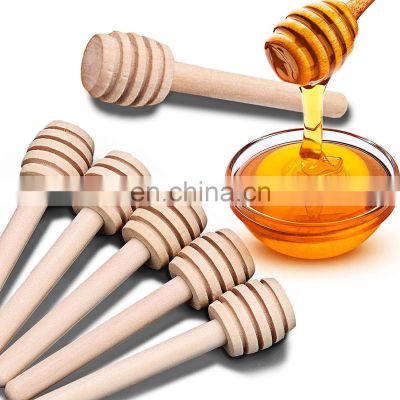 Eco Friendly Wooden Honey Dipper Sticks Different Sizes/Wooden Honey Dipper Stick Spoon Dip Stirrer Shaker With Long Handle