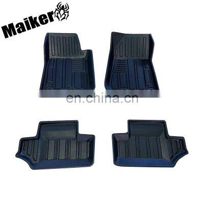 Auto TPV 2 Doors 3D  Floor Mats for Jeep Wrangler JK 07+ Interior Body Parts Car Accessories