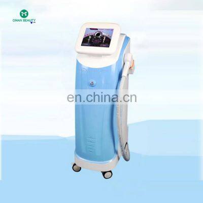 Vertical multifuncional beauty equipment handheld no pain 808 diodo laser epilator depilator hair removal machine