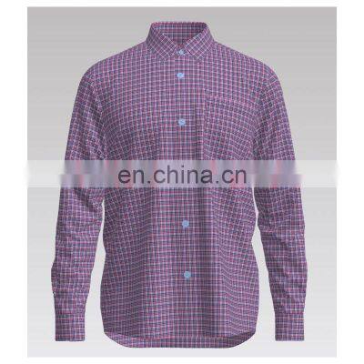 2022 Fashion Check 100% Cotton High Density Yarn Dyed Fabric for Shirt photo-5