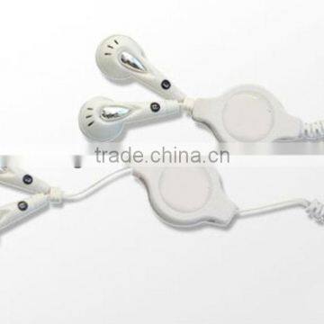 retractable headphone for mp3, radio, multimedia players