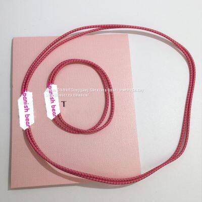 TOU-S Spanish Bear Silver New Sweet Dolls Elastic Necklace 212782600 Charming Jewelry 212782520 Necklace Free Wholesale Shipping photo-4